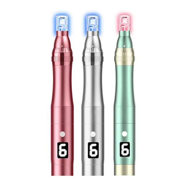 Electric Nano Micro Needle Pen Micro Needling Led Injection Auto Microneedling Pen