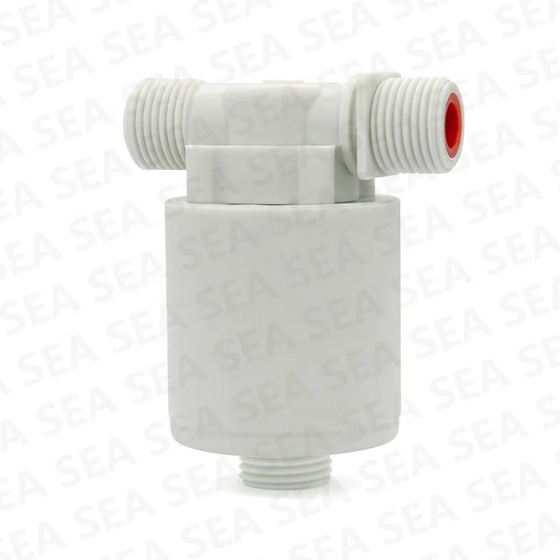 SEA FQF-02 Plastic POM Float Ball Valve With Solid Magnet Ball Ball Valve For Water Tank Water Tower