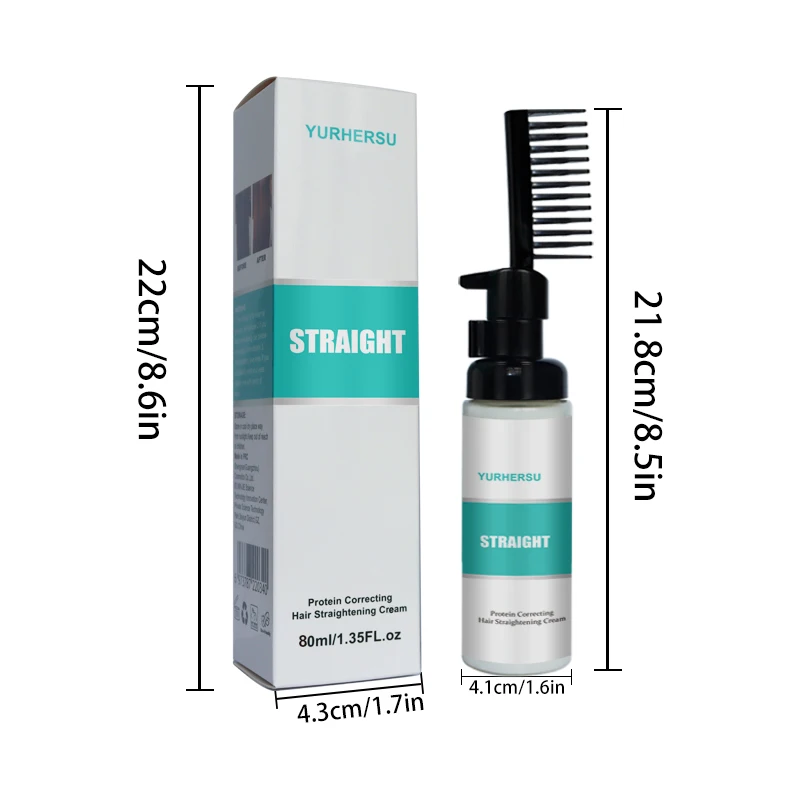 Hair Straightening Softener Protein Hair Relaxer Keratin Hair Straight Treatment