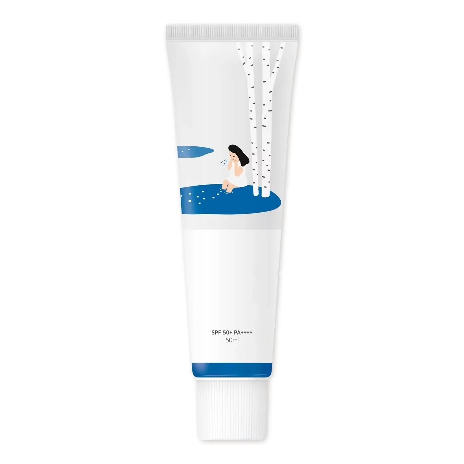 Korean Round Lab Birch Juice Moisturizing Sunscreen Spf 50 Pa++++ Sun Protection Cream Skin Care Facial Whitening Gel Lotion
