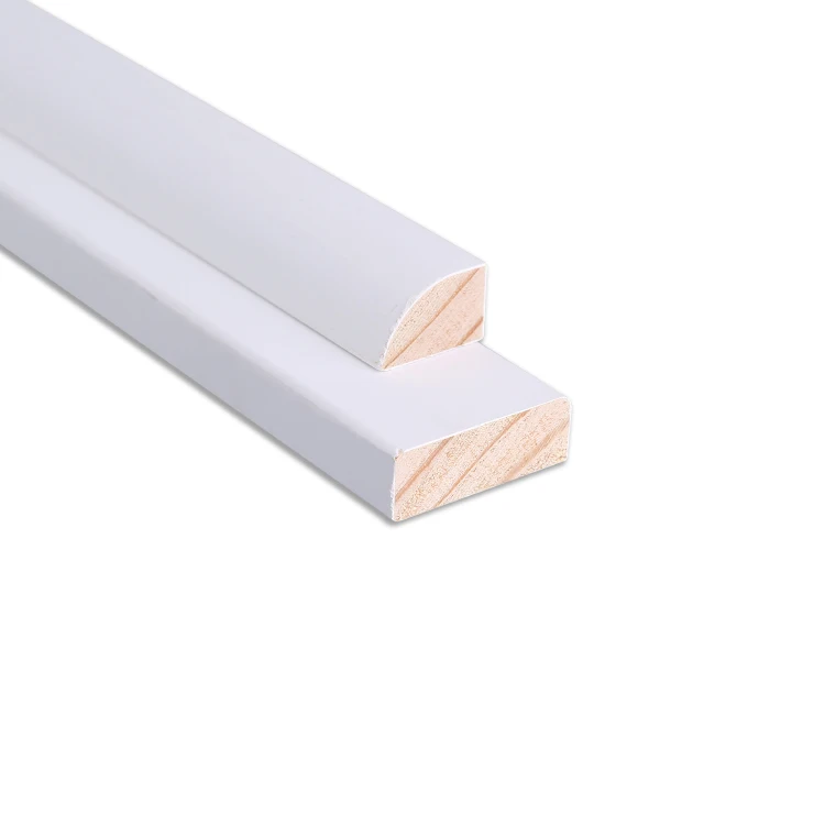 Modern Shoe Moulding Water Proof Trim White Primed Wooden Quarter Round Wood MDF Small Moldings