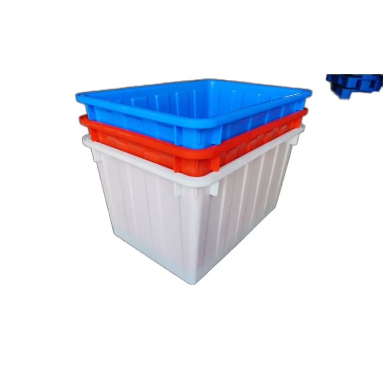 China factory wholesale plastic storage boxes with wheels plastic packing box
