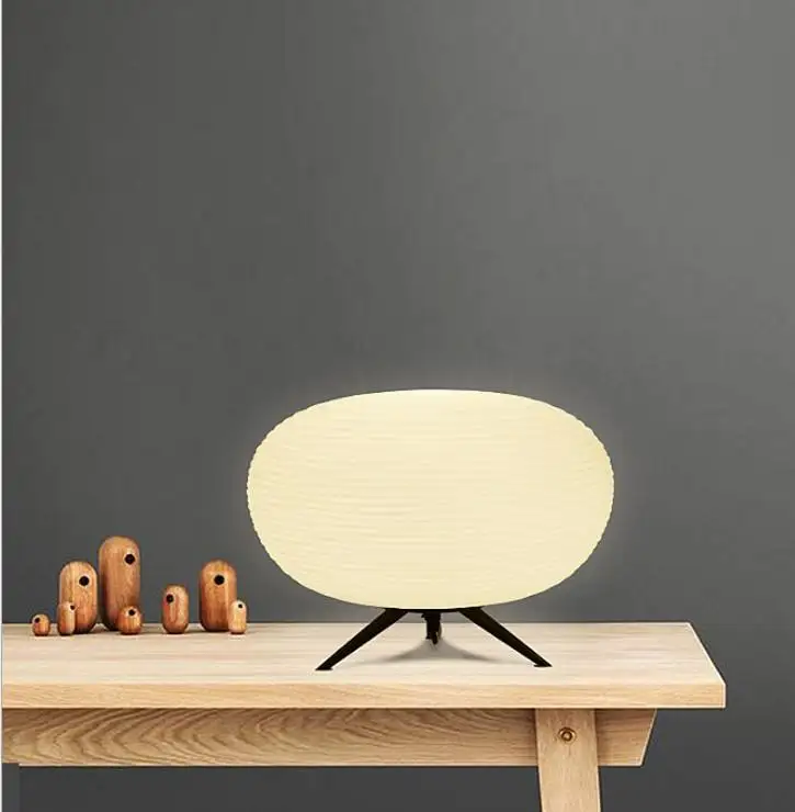 Modern glass desk lamp tripod vertical desk lamp bedroom room lighting