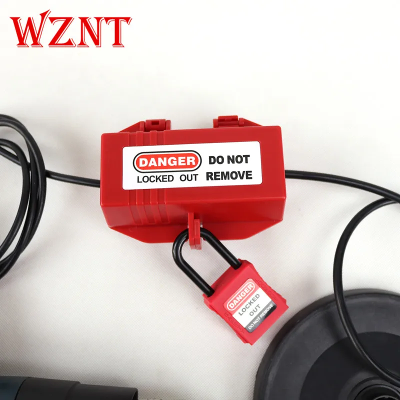 NT-P02 Rugged Polypropylene Middle size Plug Lockout Lock for Plug