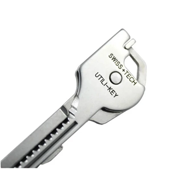 EDC Multi Tool 6 in 1 Stainless Steel Utili-Key Key Ring Chain Pendant Pocket Cutter Mini Knife Unboxing Screwdriver