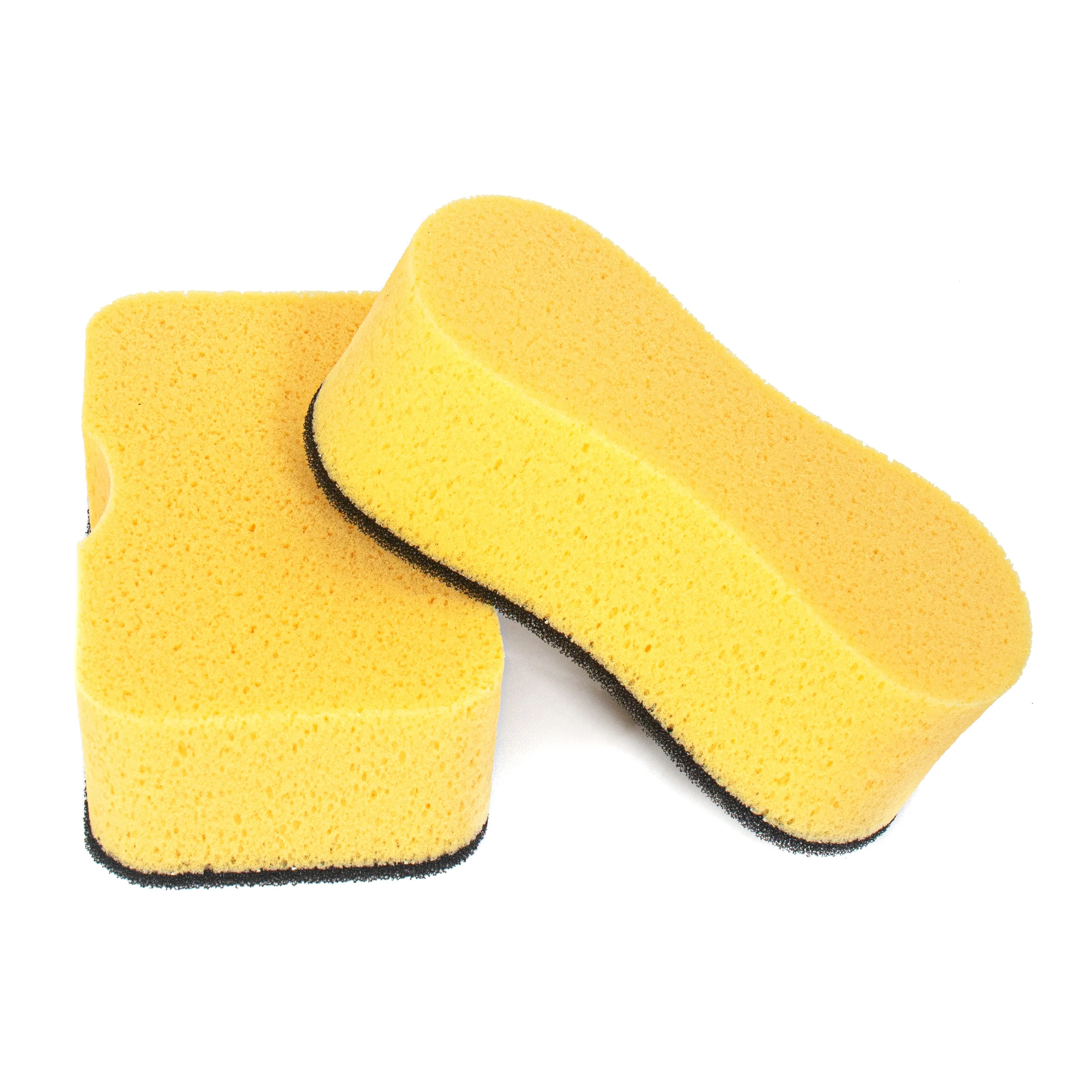 Efficient cleaning of large sponge Blocks without damaging the surface For scrubbing cars