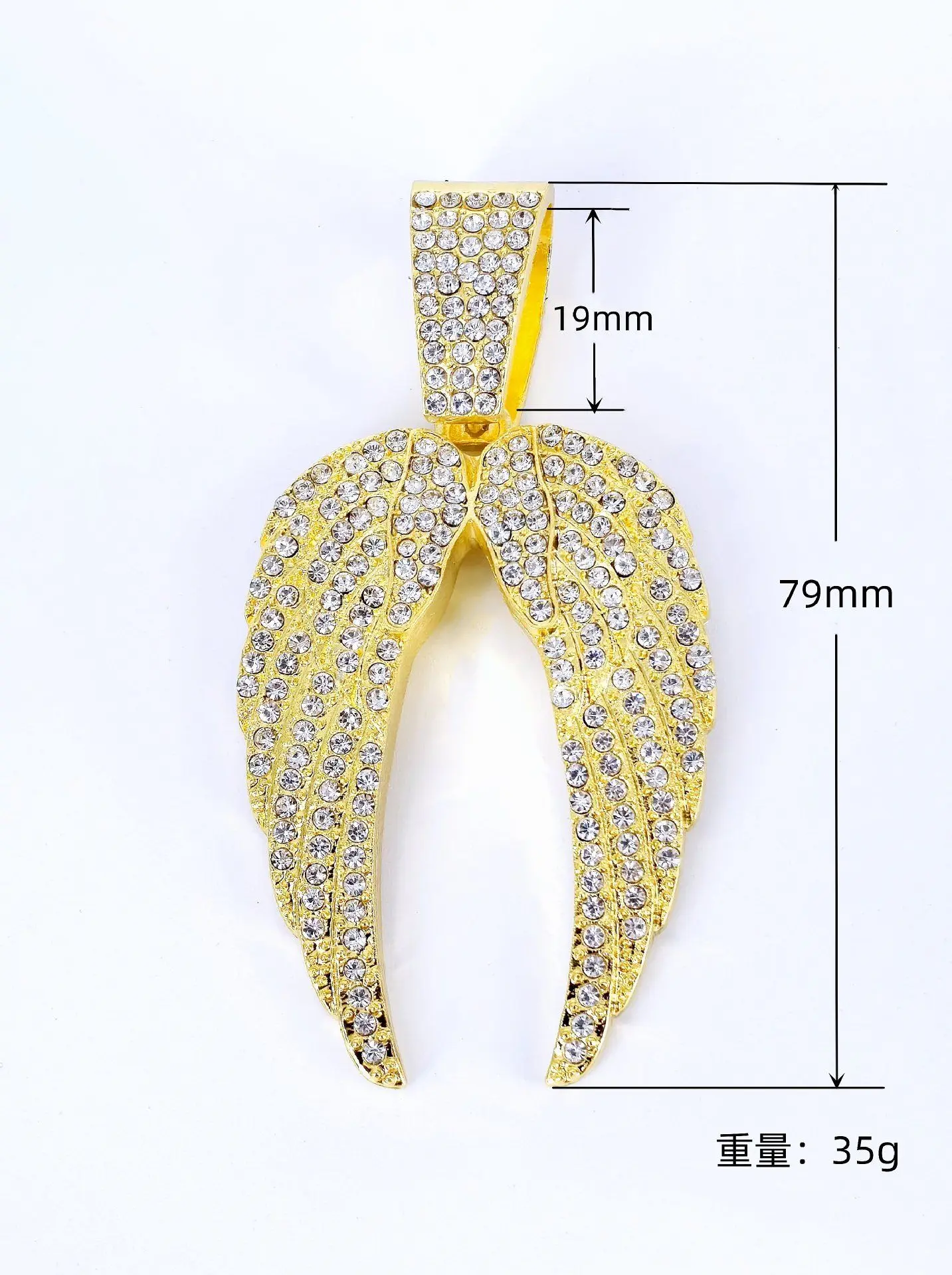 Gold plated can be customized non-fading necklace Chic chic hip hop pendant Zirconia Jewelry
