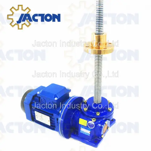 50KN Worm Screw Jack Hand Operated Translating Screw Jacks 5ton for screw-driven platform lifts