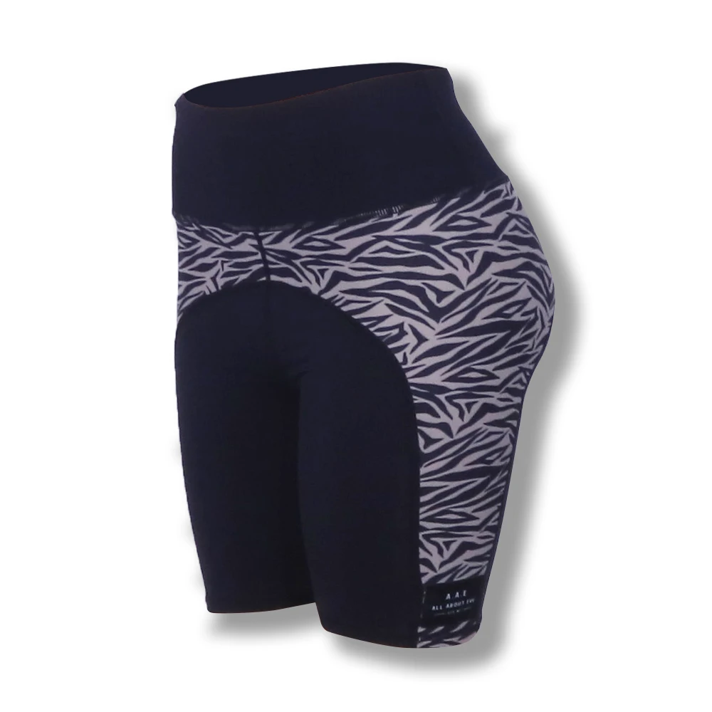NVGTN Supplier Wholesale Women Yoga Shorts Running Gym Workout  zebra Sublimated Yoga Shorts Spandex Short Pants