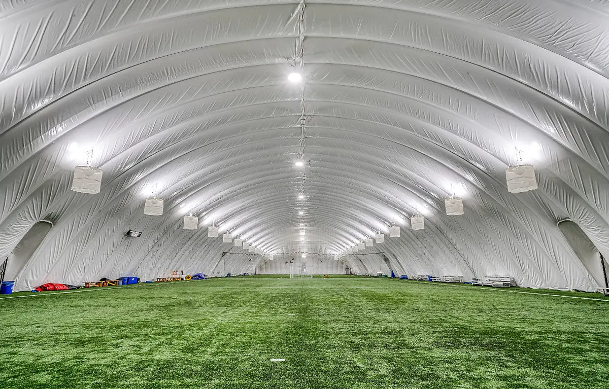 XZ OEM ODM outdoor air-dome-for-pool with conditioning huge soccer large nature car park inflatable for events