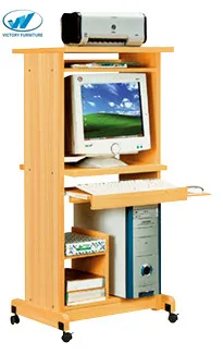 
Cheap price Modern design removable writing desk with wheels use on home and office computer desks 