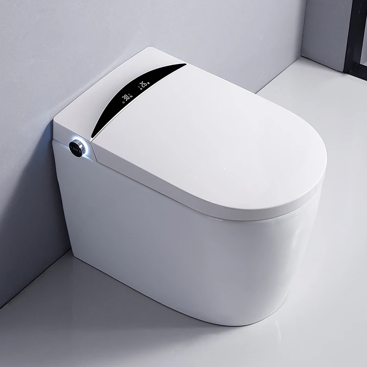 High End Smart Floor Mounted Toilet Ceramic Toilet WC Bowl Set Intelligent Sanitary Ware for Bathroom Toilet