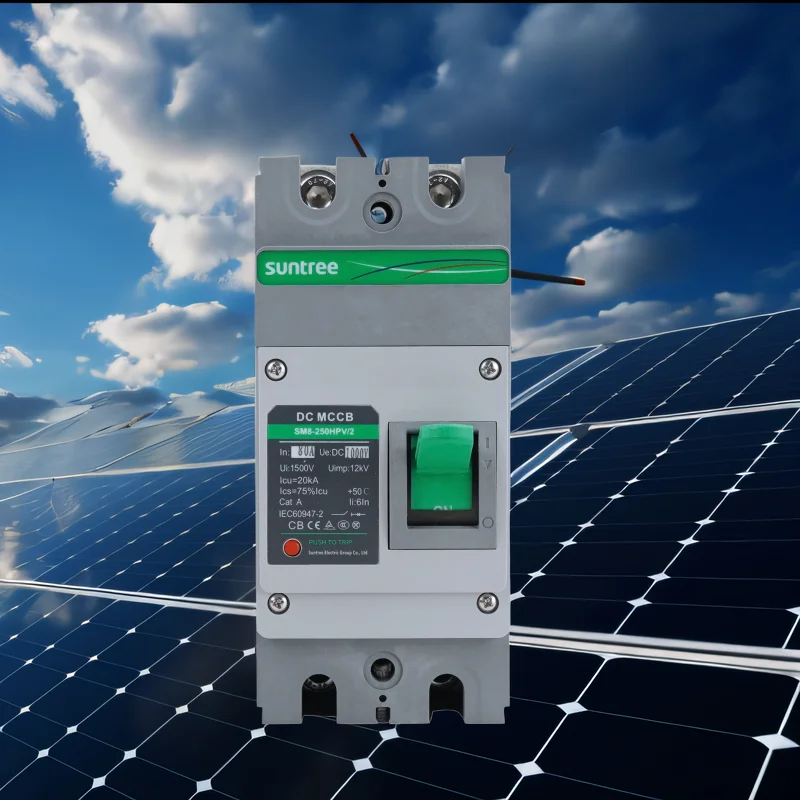 suntree IEC CE CCC 750V 250A 3 phase Molded Case Circuit Breaker high quality dc mccb Photovoltaic System the breaker circuit