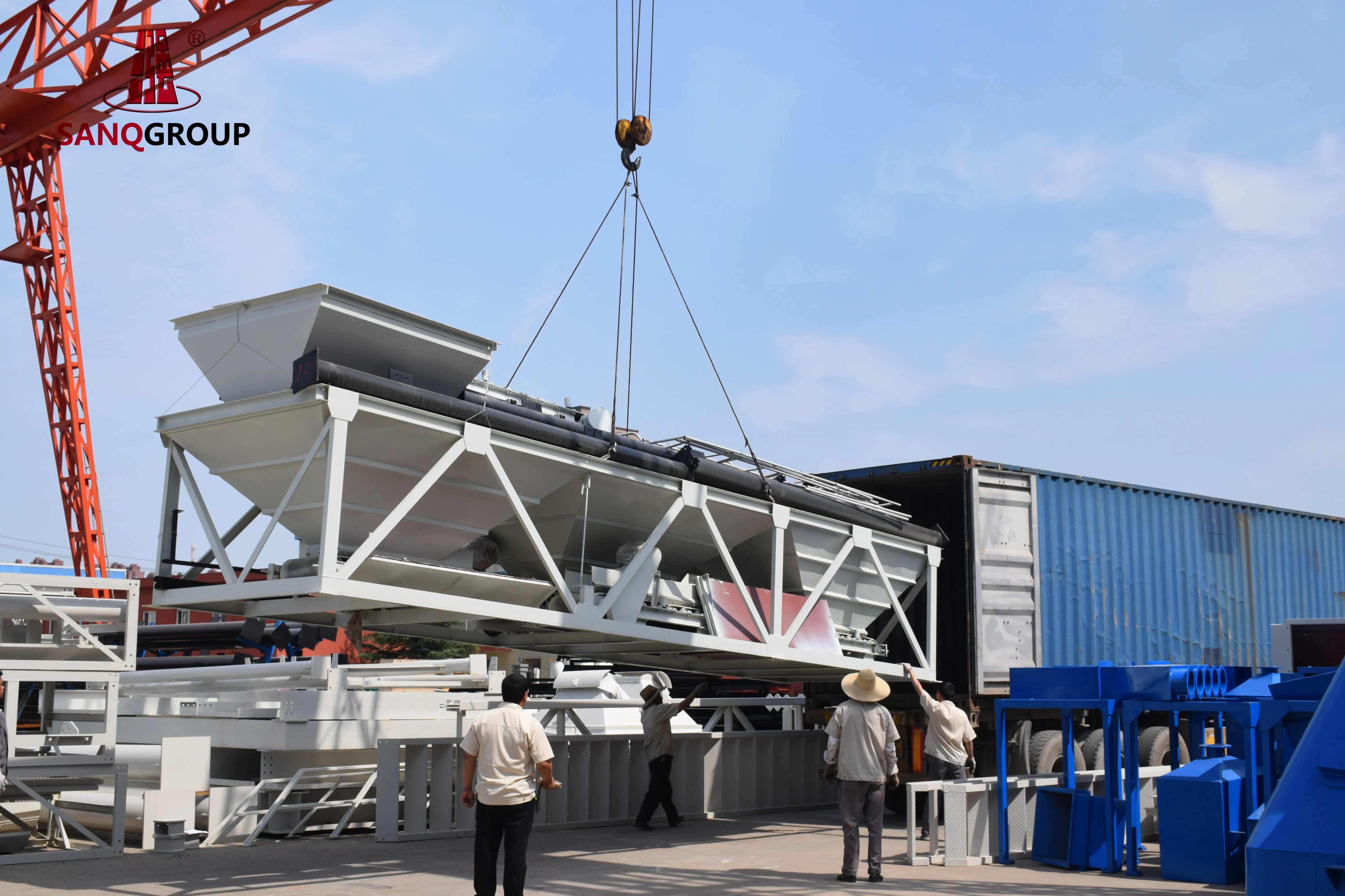 Fixed concrete batching plant Concrete cement mixing station concrete mixing plant for construction work