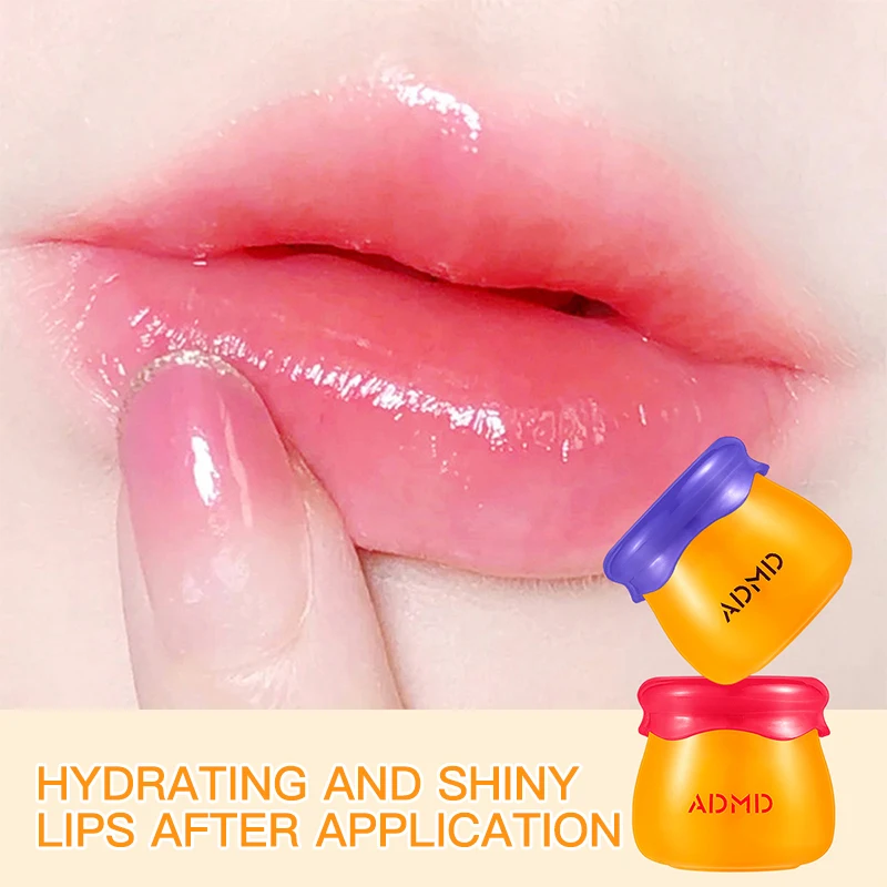 ADMD Lip Mask Nourishing Lip Balm Little Bee Lip Balm Blueberry Flavor