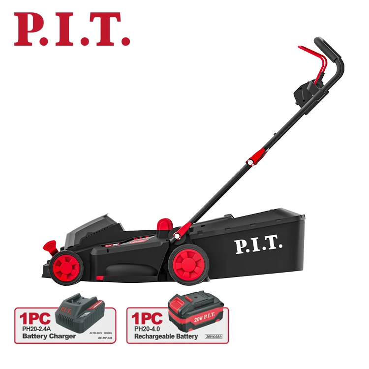 20V 2in 1 Self-Propelled Grass Cutter with Grass Collection Bag Weed Mowing Work Power Tool Lawn Mower Cordless