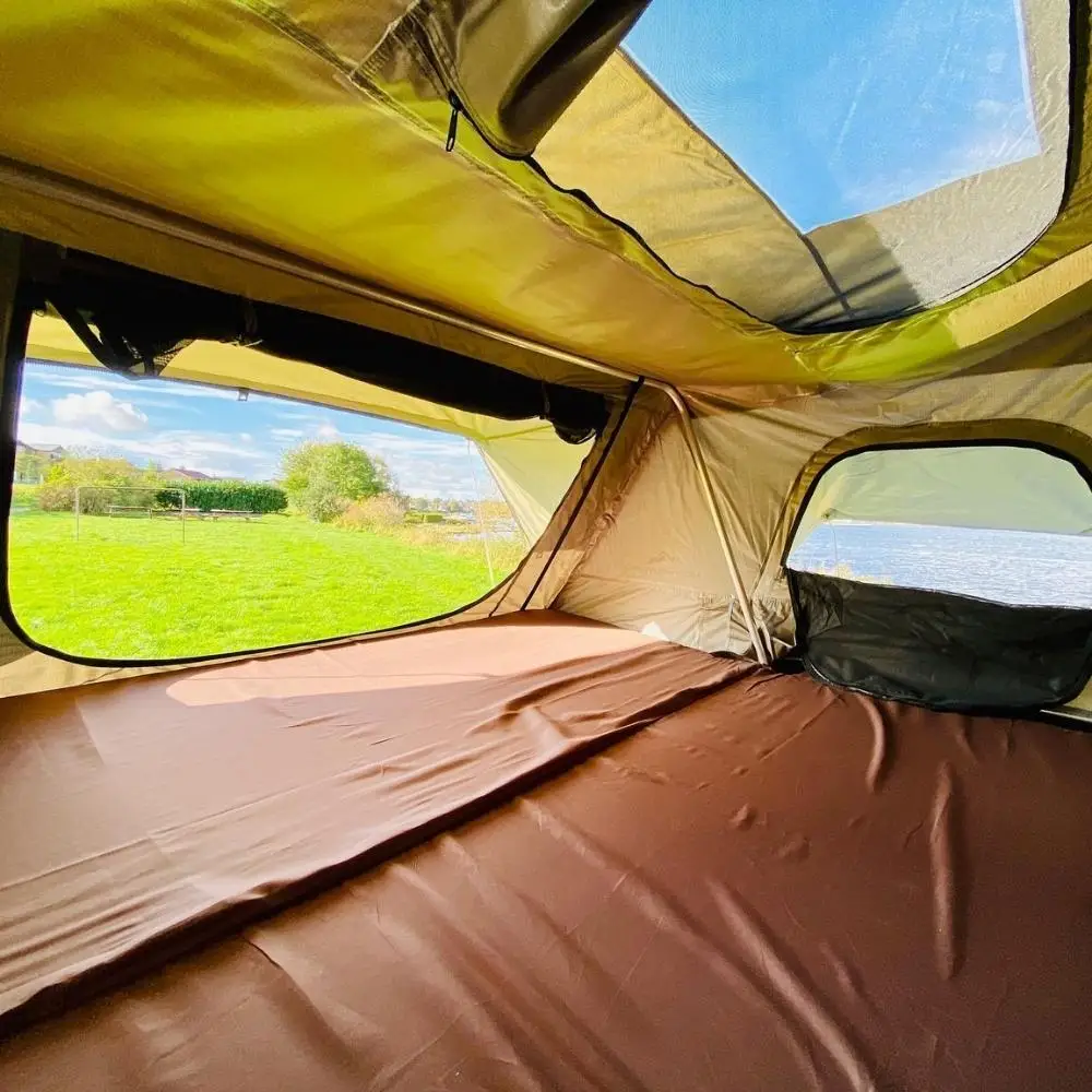 Roof-top-tent-for-sale Offroad folding car roof tent for Camping 2-4 Person use