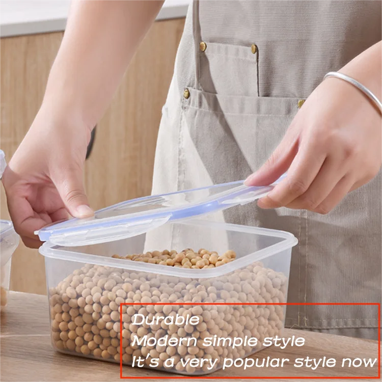 Airtight Plastic Food Storage Container For Kitchen