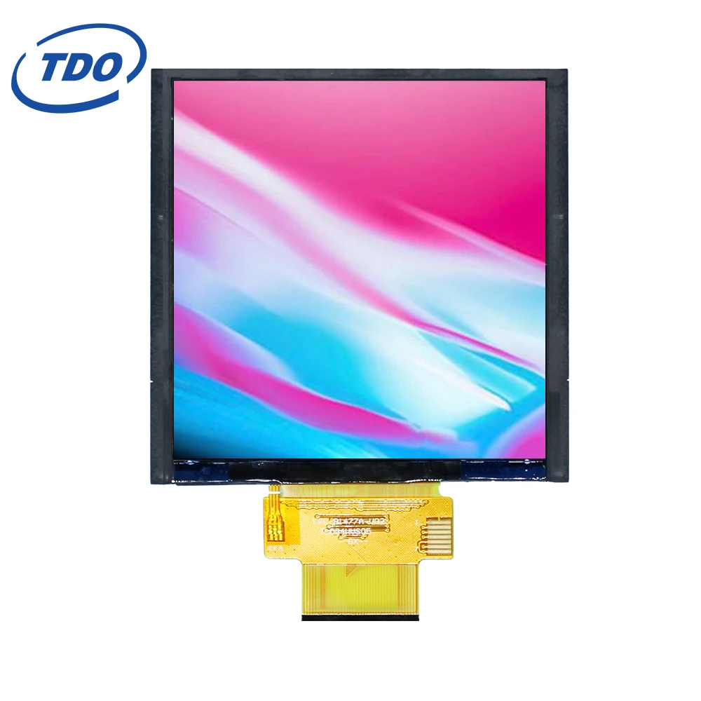 TDO small square 3.4 inch IPS resolution 480*480 TFT LCD display module with RGB Interface