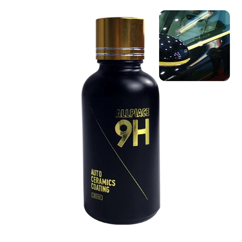 Allplace 9H Nano Ceramic Car Coating Waterproof Paint Care Hydrophobic Liquid Glass Coating