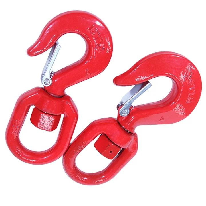 g80 hardware forged rigging swivel hook with latch
