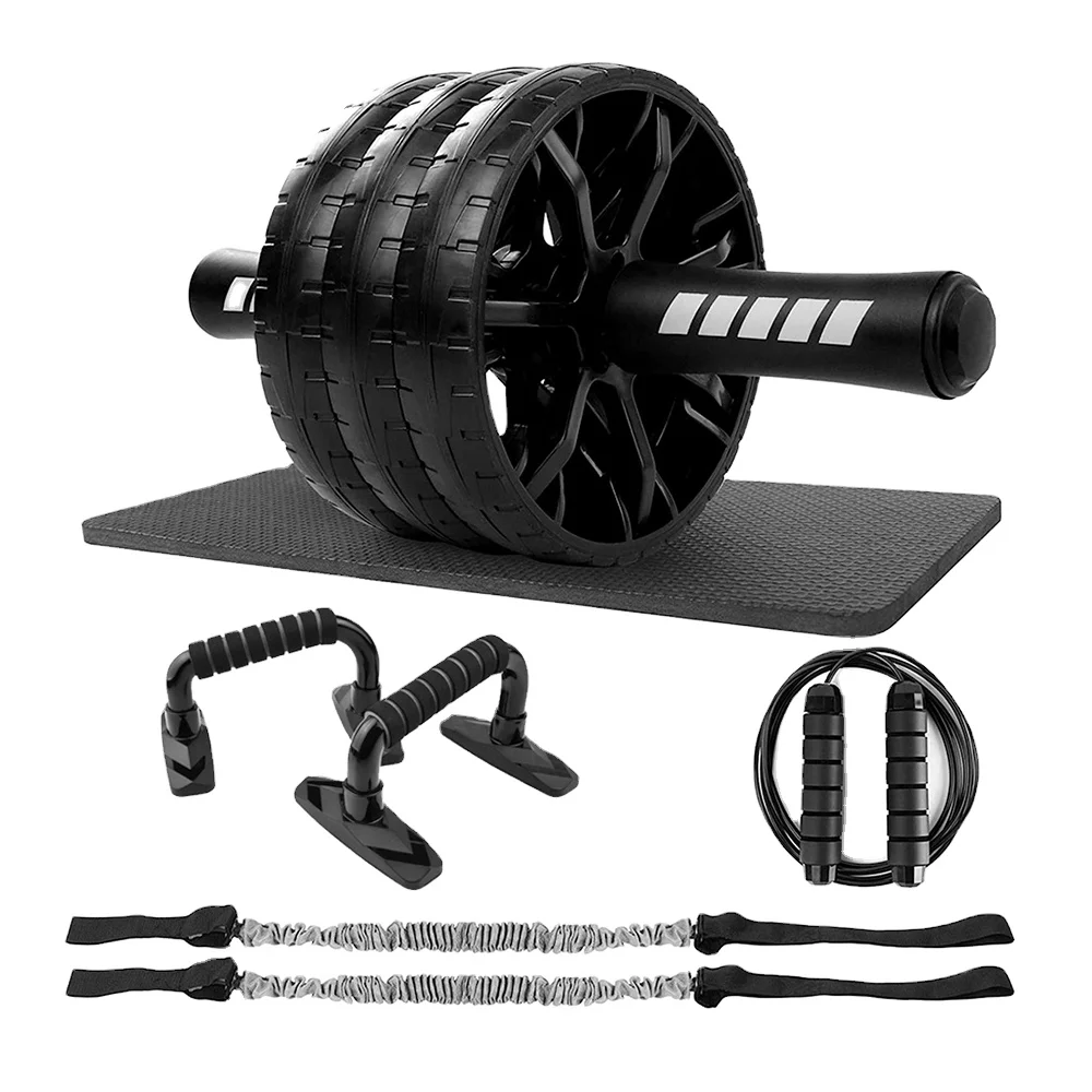Push Up Stand Bar   Abdominal Wheel AB Roller Machine Jump Rope Strength Exercise Home Gym Fitness Muscle Trainer