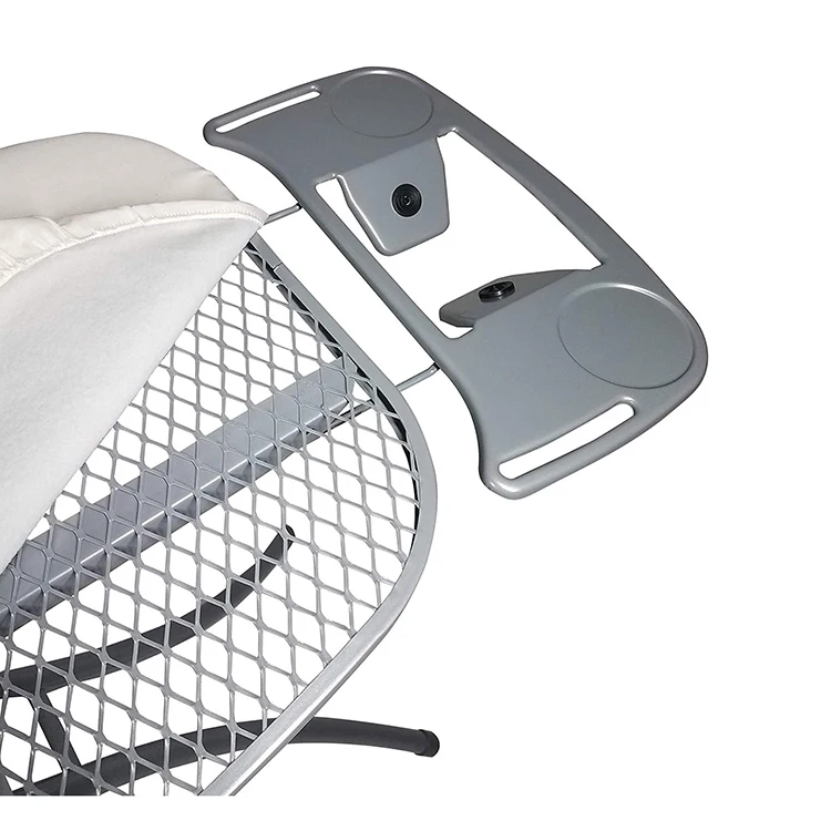 Adjustable Height Collapsible Ironing Board Mini Folding Style Standing Type Installation Home Easy Storage European Wood Metal