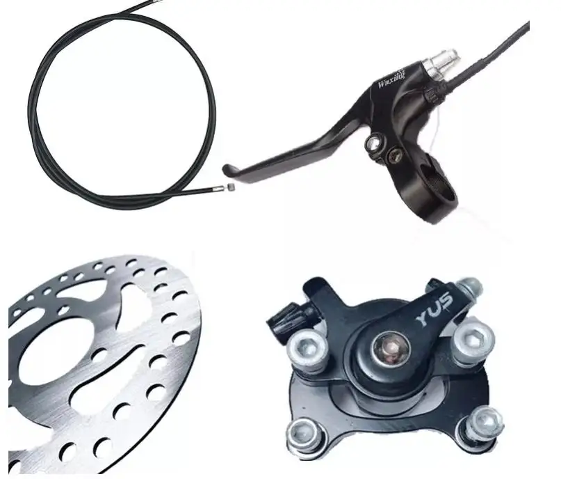 M  120mm  brake system with  disc brake handle brake line for electric scooter