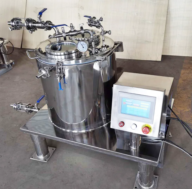Top discharge centrifuge centrifugal separator spining centrifuge oil machine