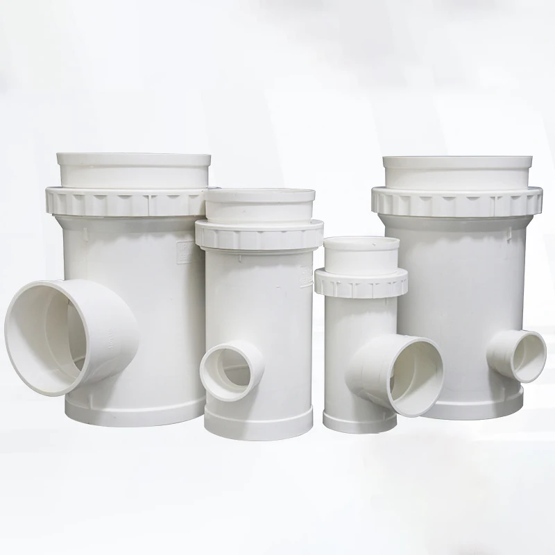 high quality pvc plastic pipe fittings accessories  Reducing Expansion joint tee for Broken or Cracked Pipe