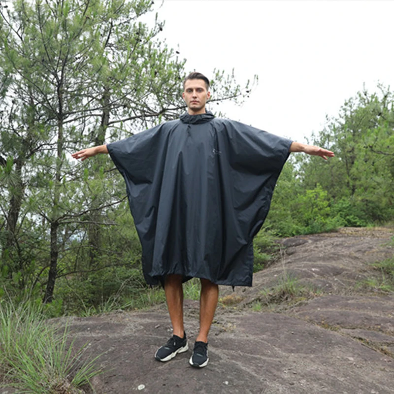 custom logo eva pvc pu nylon mountaineering climbing camping hiking hunting rain coat poncho korean raincoat