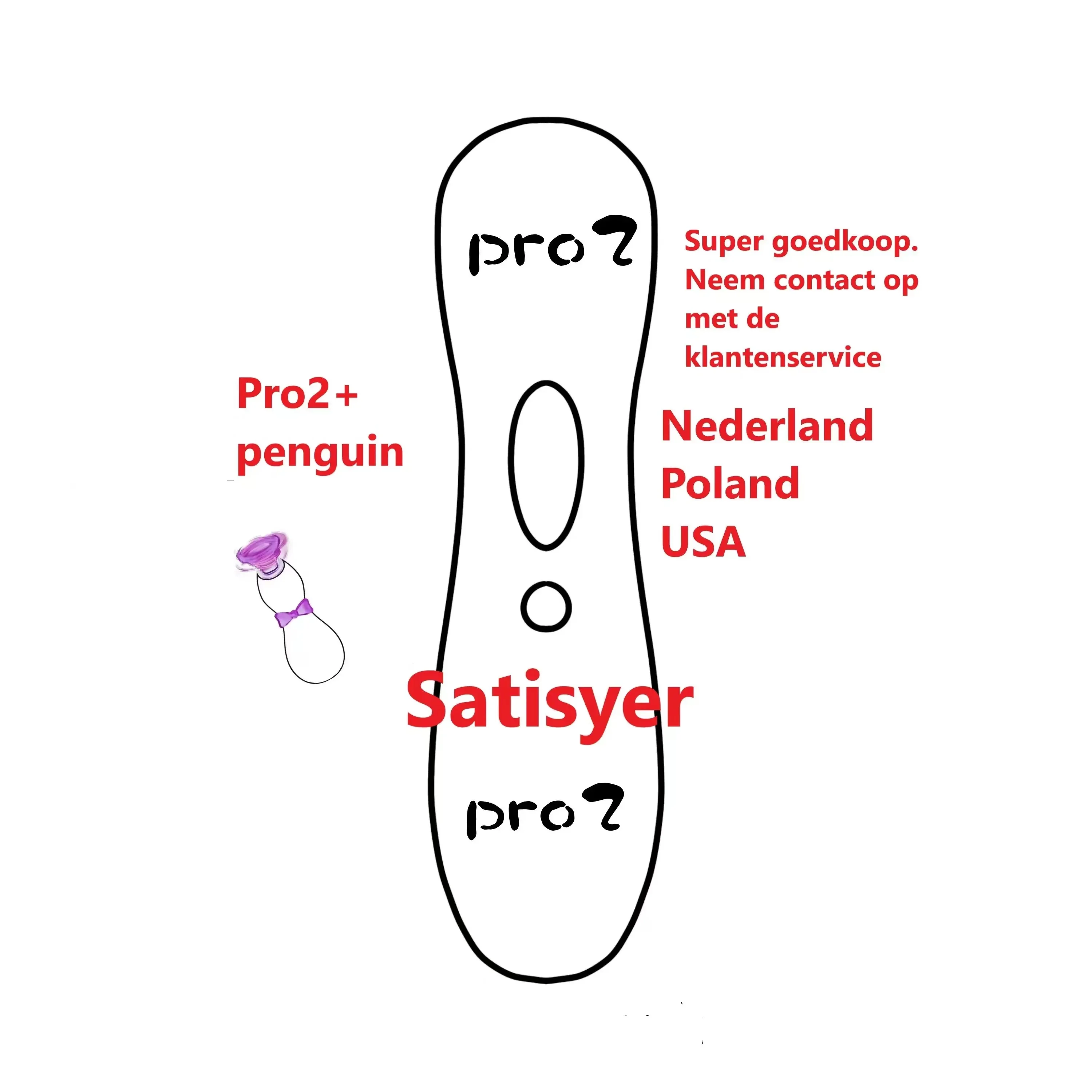 NL Saisfyr Pro2 Pro3 секс-игрушки для мужчин взрослых режимы сосания Женский Пингвин водонепроницаемые женщин