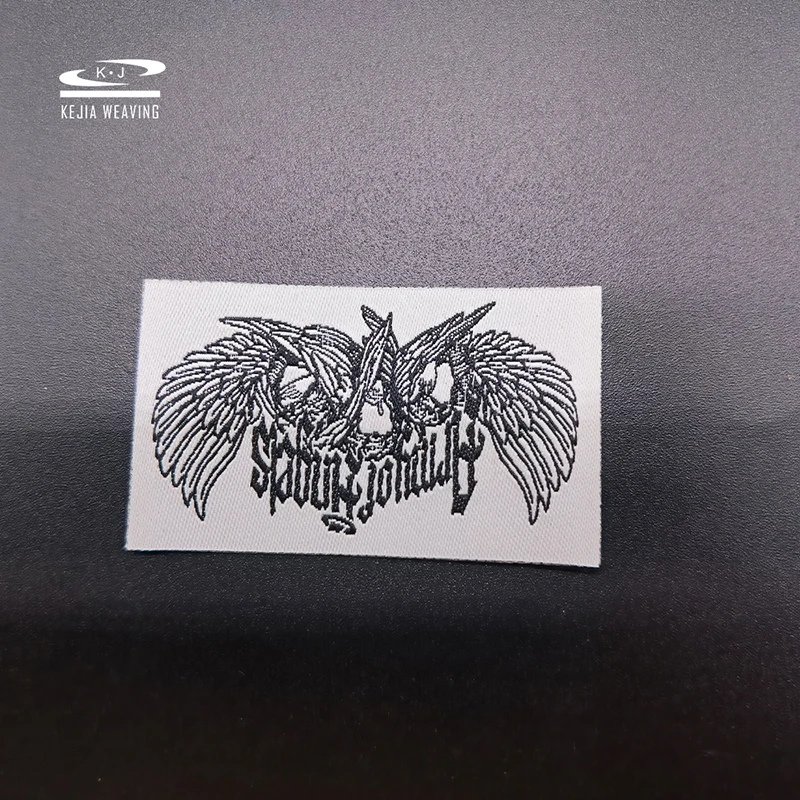 Custom Logo Sew-on Jeans Shoes Bags Woven Patches Multicolor DIY Applique Badges Iron On Woven Patch