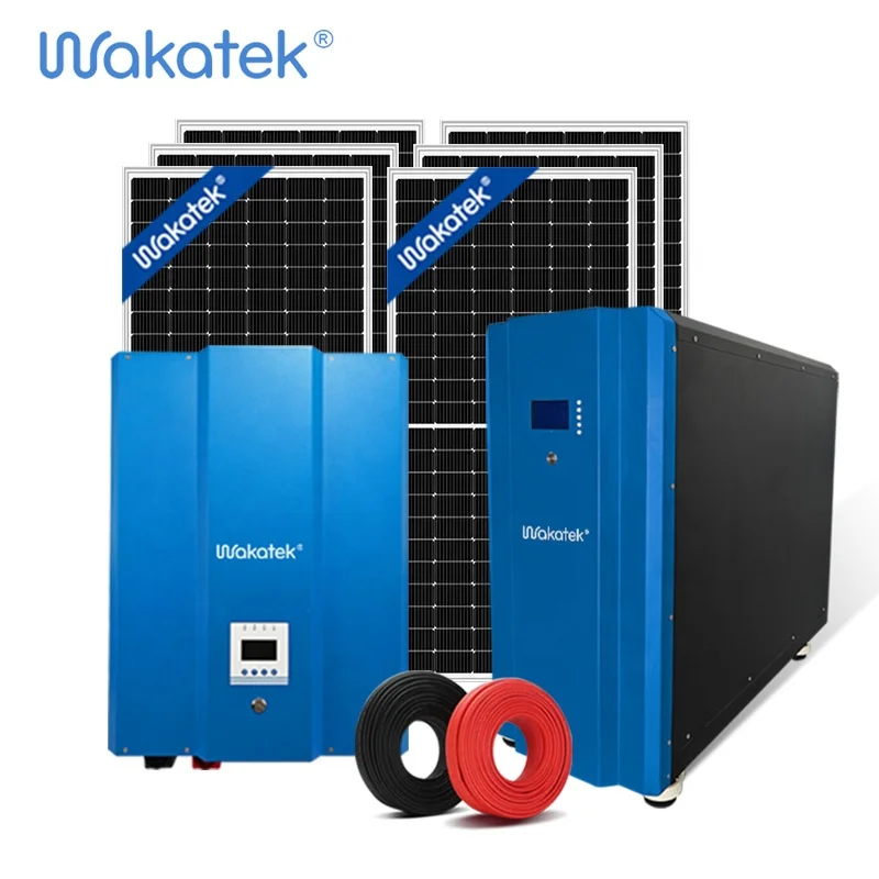 WAKATEK 420 Вт/42 В моно-Кремниевая солнечная панель 60А mppt контроллер домашней солнечной энергии 45 кВтч