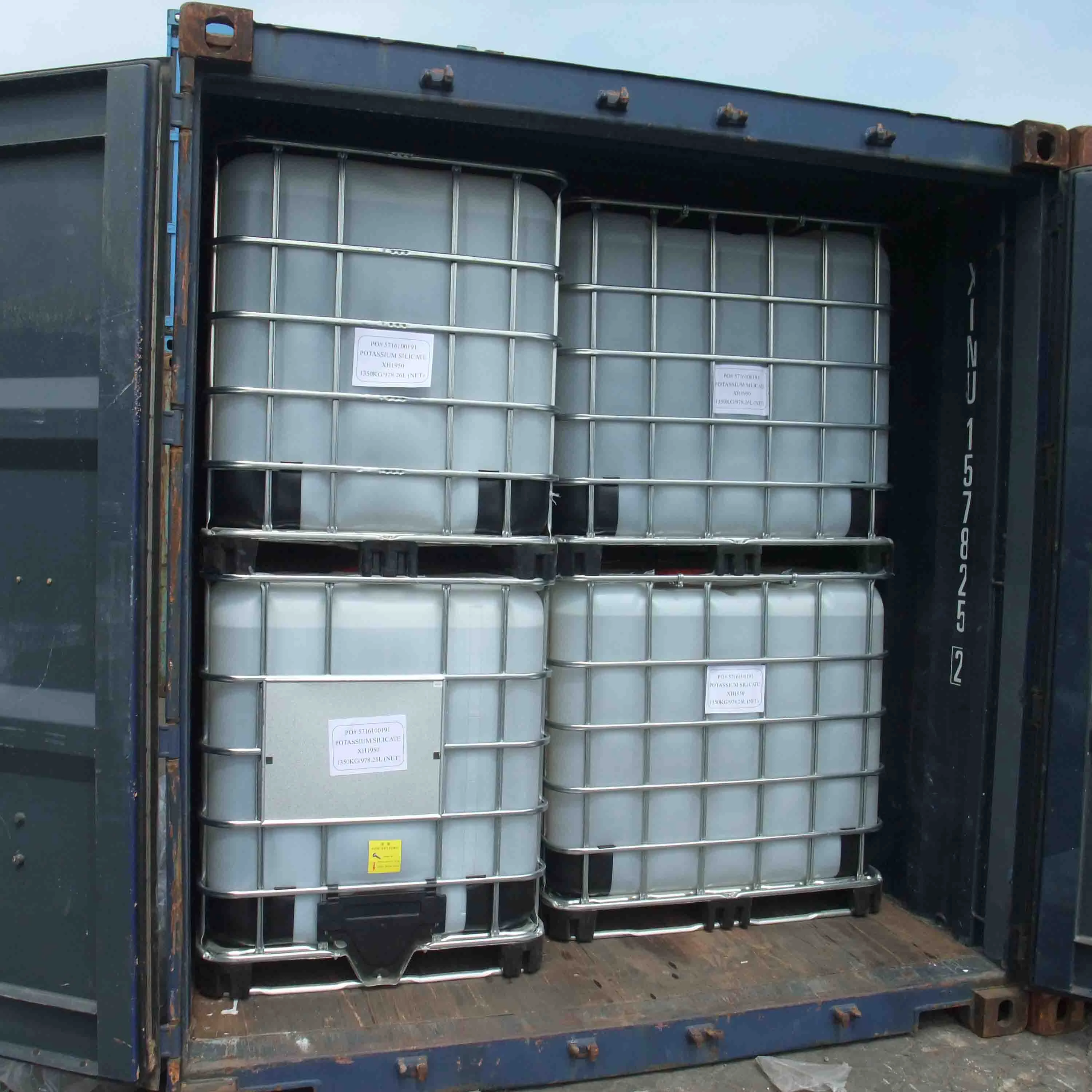 potassium silicate liquid for welding electrodes