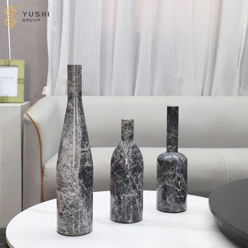 Yushi  Group Modern simple marble wine bottle decoration