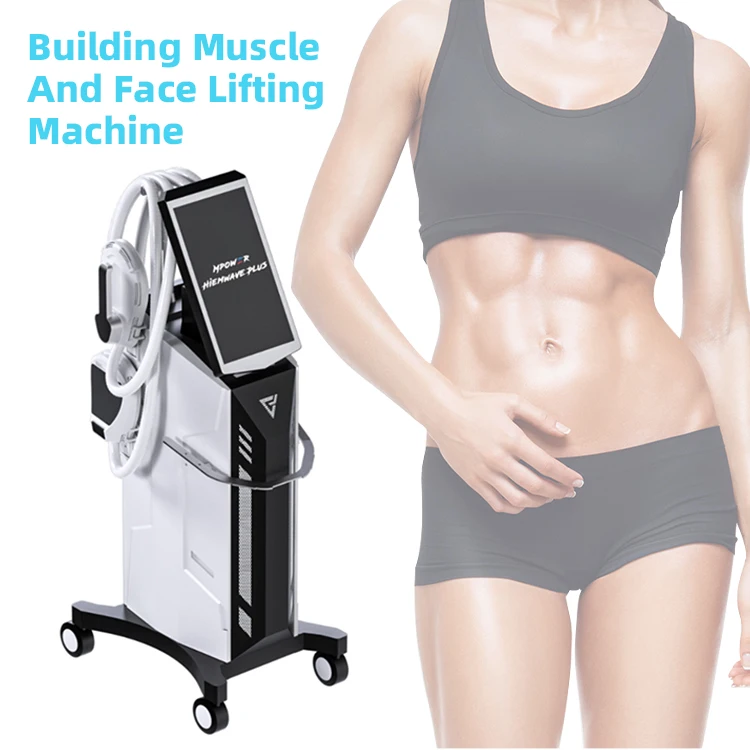 Ems body shaping 4 Handles Teslasculpt HIEMT Muscle Building Fat Burning EMS Body Sculpting Machine