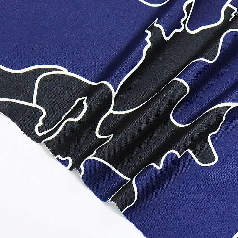 Fabric supplier 4 way stretch nylon spandex fabric 18 Spandex 82 Nylon   knitted swimwear fabric for swimwear