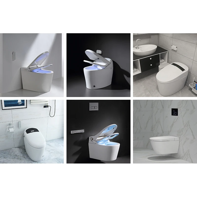 China Cheap Price Modern Design Ceramic Electronic Smart Bidet Toilet CE Certificate