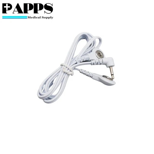 Customized Tens Medical Snap Button Cable ECG Cable TENS Electrode Lead Wires Use for Tens Unit