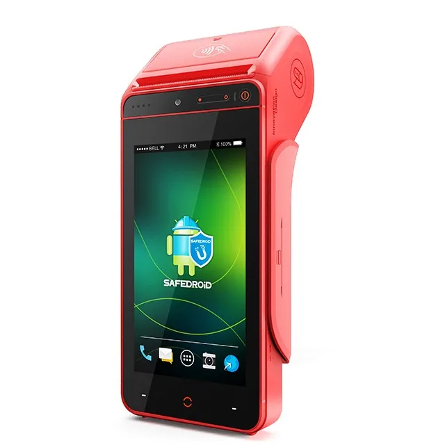 New released smart payment pos terminal with Quad-core 1.1 Ghz CPU  5600 mAh battery EMV L1 &L2  PayWave  PayPass certificated