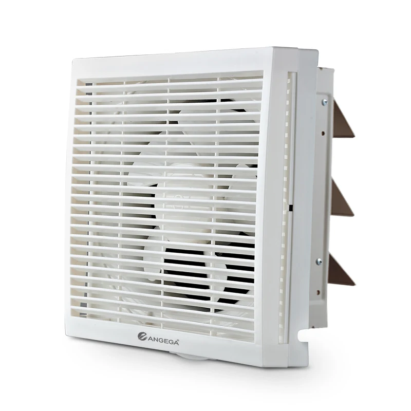 Angega VF-AV-6/8/10/12 inch Semi-Metal Square Exhaust fan Wall mounted Bathroom Kitchen Ventilation Fan With Removavble Grill