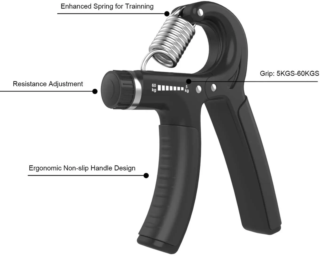 Высокое качество, оптовая продажа, тренажер, портативный тренажер для фитнеса, регулируемая ручка для запястья, усилитель