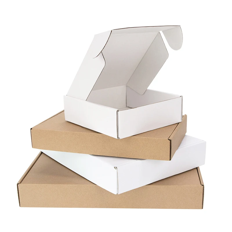 Custom Strong Apartment Outdoor Eco Friendly Brown Packages Delivery Mail Box Create A Box Mail Corrugated Mailing/Mailer Box