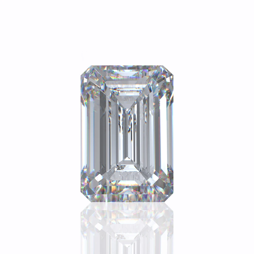 Synthetic Diamond windmill Emerald Cut Moissanite Parcels 7*9 mm Lab Moissanite Diamond DEF Color Loose Moissanite for Jewelry