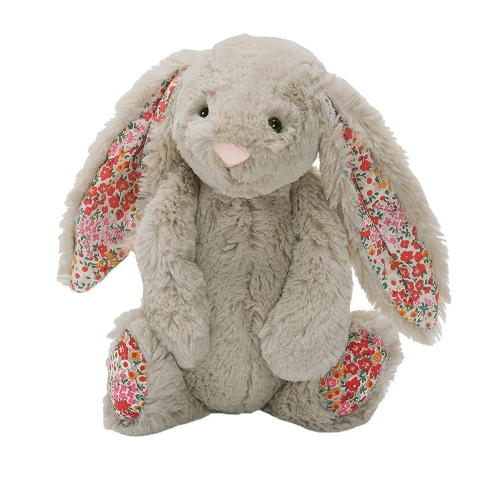 2022 Wholesale long ears rabbit stuffed toy soft plush bunny rabbit animal baby toys