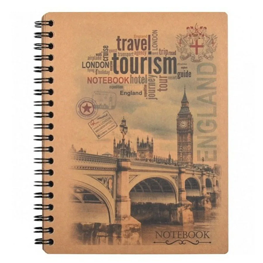 Cheap low price custom kraft paper printing notebook