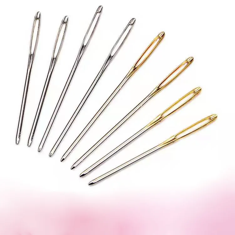 DIY blunt head big eye hand-sewing sweater knitting yarn with large hole ribbon needle