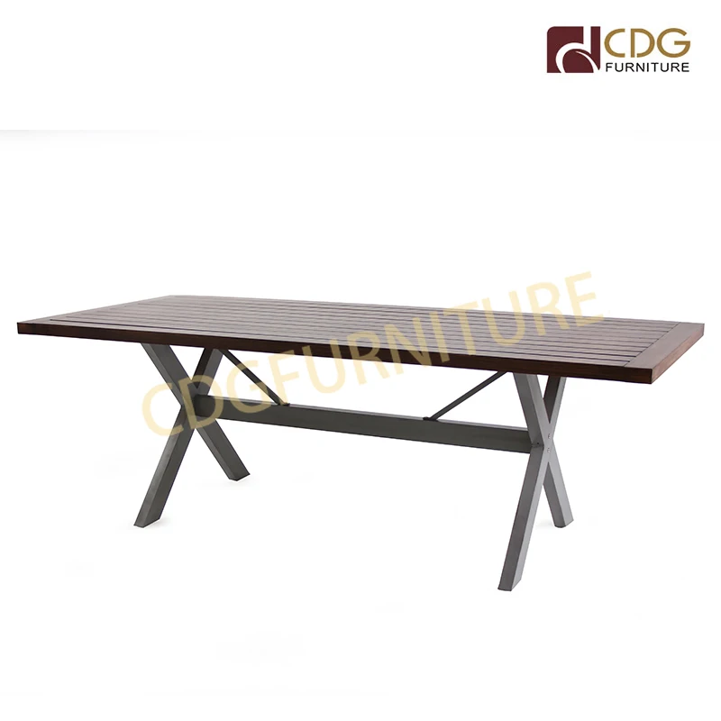 Классическая мебель, фермерские столы, вечеринка, мероприятие, деревянная текстура, цветной винтажный стальной обеденный стол, набор из 8 стульев