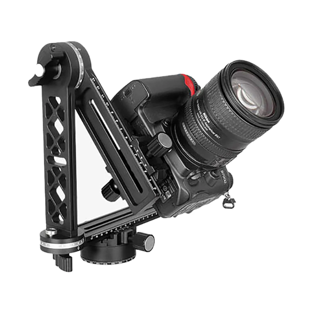 BeiZhen 360 Degree Rotating Panorama Tripod Gimbal Head for Video Camera Tripod Stand with Bird Watching Cantilever Tripod Head